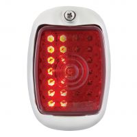 27 LED Sequential Tail Light Assembly With Black Housing For 1940-53 Chevy & GMC Truck - R/H