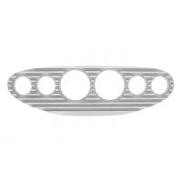 Finned Style Aluminum 6-Gauge Dash Panel