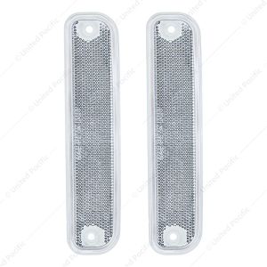 Side Marker Light With Stainless Steel Trim For 1973-80 Chevy Truck (Box of 2)
