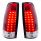 LED Tail Light For 1988-98 Chevy & GMC Truck (Pair) - Red & Clear Lens