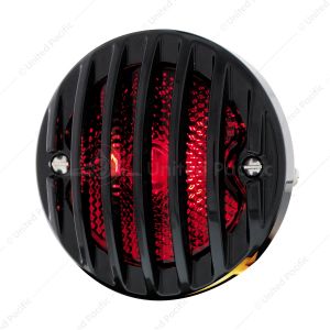 Incandescent Tail Light With Black Grille Bezel For 1933-36 Ford Truck - L/H