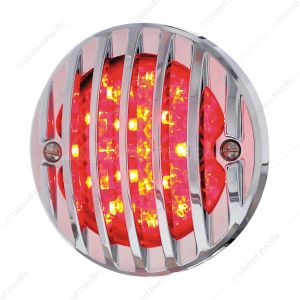 17 LED Tail Light With Chrome Grille Bezel For 1933-36 Ford Truck