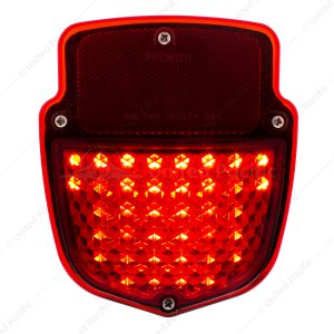 38 LED Tail Light Assembly With Black Housing For 1953-56 Ford Truck - R/H