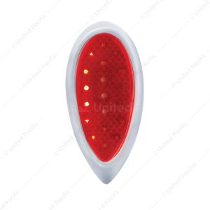 1938-39 Ford Car Style LED Sequential Tail Light With Chrome Flush Mount Bezel