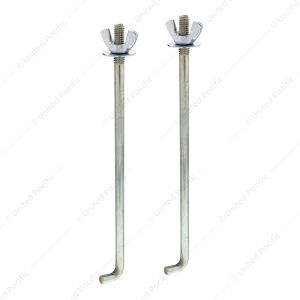 Battery Hold Down J-Bolt Set For 1955-59 Chevy