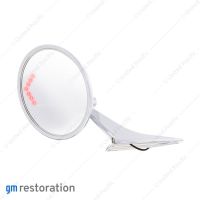 Exterior Mirror With Bow Tie Logo & LED Turn Signal For 1966-72 Chevy Passenger Car - L/H