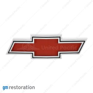 Red Bowtie Grille Emblem For 1967-68 Chevy Truck