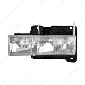 Composite Type Headlight With Bracket For 1990-1998 Chevy & GMC Truck