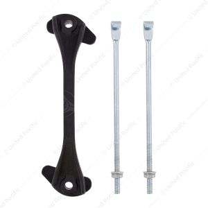 Black Polymer Battery Hold Down Bracket For Ford Bronco (1970-77) & Truck (1965-72)