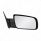 Black Door Mirror For 1988-2000 Chevy & GMC Truck - R/H (Manual, Foldable)