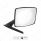 Black Exterior Mirror For 1966-1977 Ford Bronco & 1967-1979 Truck - R/H
