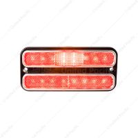 18 LED Side Marker Light With Stainless Steel Trim For 1968-1972 Chevrolet & GMC Truck-Red LED/Clear