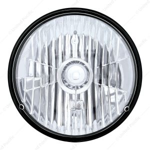 7" Crystal Headlight, Glass Lens