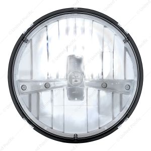 ULTRALIT - 5 High Power LED 7" Dual Function Headlight - Chrome