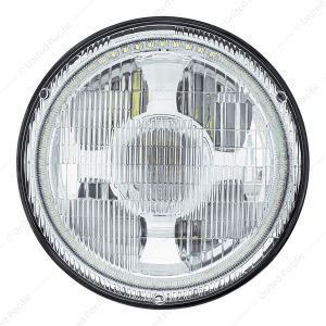 ULTRALIT - High Power LED 7" Projection Light With Dual Color LED Halo & Classic Style Lens