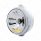 Stainless Steel Guide 682-C Headlight H4 With 6 Amber LED & Dual Mode LED Signal-Clear Lens