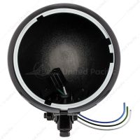 Black 5-3/4" Motorcycle Headlight Housing Only - Bottom Mount