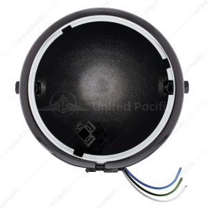 Black 5-3/4" Motorcycle Headlight Housing Only
