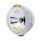 Stainless Steel Bullet Classic Headlight H4 With 10 Amber LED & LED Signal - Amber Lens