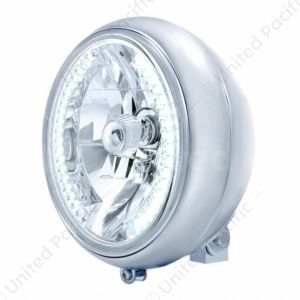 7" Motorcycle Headlight With 34 White LED Bulb