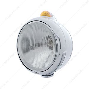 Stainless Steel Guide 682-C Headlight H4 & Dual Mode LED Signal