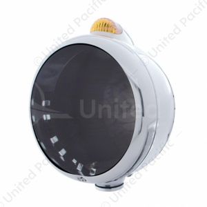 Chrome Guide 682-C Headlight No Bulb With LED Signal