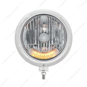 Classic Headlight H4 Bulb With 6 Amber LED