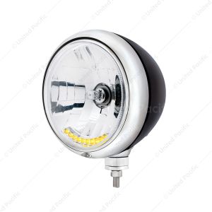 Guide 682-C Style Headlight H4 Bulb With 10 Amber LED