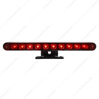 10 LED Dual Function 3rd Brake Light With Black Swivel Pedestal Base - Red LED/Red Lens