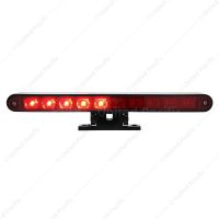10 LED Split Function 3rd Brake Light With Black Swivel Pedestal Base - Red LED/Red Lens