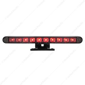 10 LED Dual Function 3rd Brake Light With Black Swivel Pedestal Base - Red LED/Clear Lens