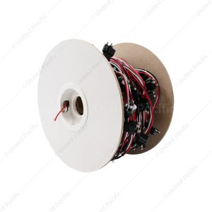 100 Count 3-Prong Male Bullet Plugs Wire Harness Roll - 12" Lead Between Plugs