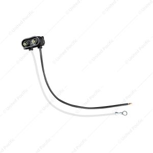 2 Wire Pigtail With 2 Prong Vertical Style Plug-6" Lead (Card)