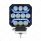 11 LED High Power LED Work Light With "U" Light Guide-Blue