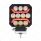 11 LED High Power LED Work Light With "U" Light Guide-Red