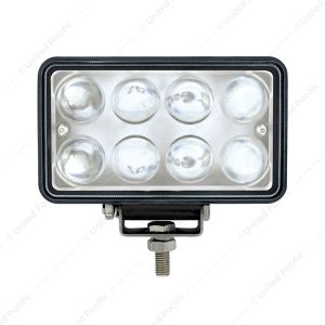 8 High Power LED Rectangular Work Light With Projector Lens