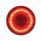 9 LED 2" Round Mirage Light (Clearance/Marker) - Red Led/Red Lens (Bulk)