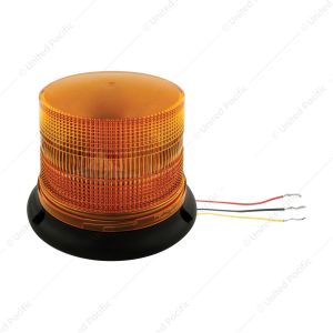 3 High Power LED 5" Round Beacon Light - Permanent Mount