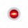 3 LED Dual Function 3/4" Mini Auxiliary/Utility Light With Bezel & Washer - Red LED/Red Lens