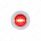 3 LED Dual Function 3/4" Mini Auxiliary/Utility Light With Bezel & Washer - Red LED/Clear Lens