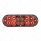 6" Oval Combo Light With 14 LED Stop, Turn & Tail & 16 LED Back-Up - Red LED/Clear Lens