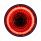 24 LED 4" Round Mirage Light (Stop, Turn & Tail) - Red LED/Red Lens (Bulk)
