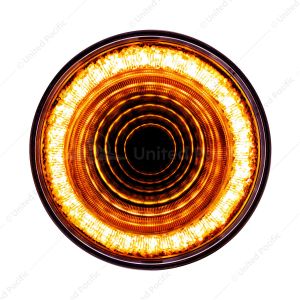 24 LED 4" Mirage Light (Turn Signal) - Amber LED/Clear Lens