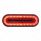 24 LED 6" Oval Mirage Light (Stop, Turn & Tail) - Red LED/Red Lens