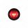 2 LED 3/4" Mini Light (Clearance/Marker) With Rubber Grommet - Red LED/Red Lens (Bulk)