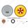 18 LED 4" Round GloLight Kit (Turn Signal) - Amber LED/Amber Lens (Each)