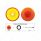 6 LED 2" Round GloLight (Clearance/Marker) - Amber LED/Amber Lens (Kit)