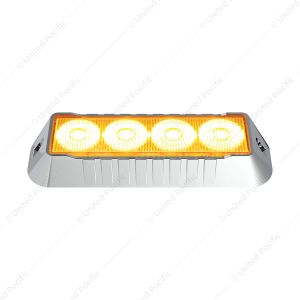 4 LED Warning Light - Amber LED