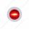 3 LED Dual Function 3/4" Mini Light With Bezel (Clearance/Marker) - Red LED/Red Lens
