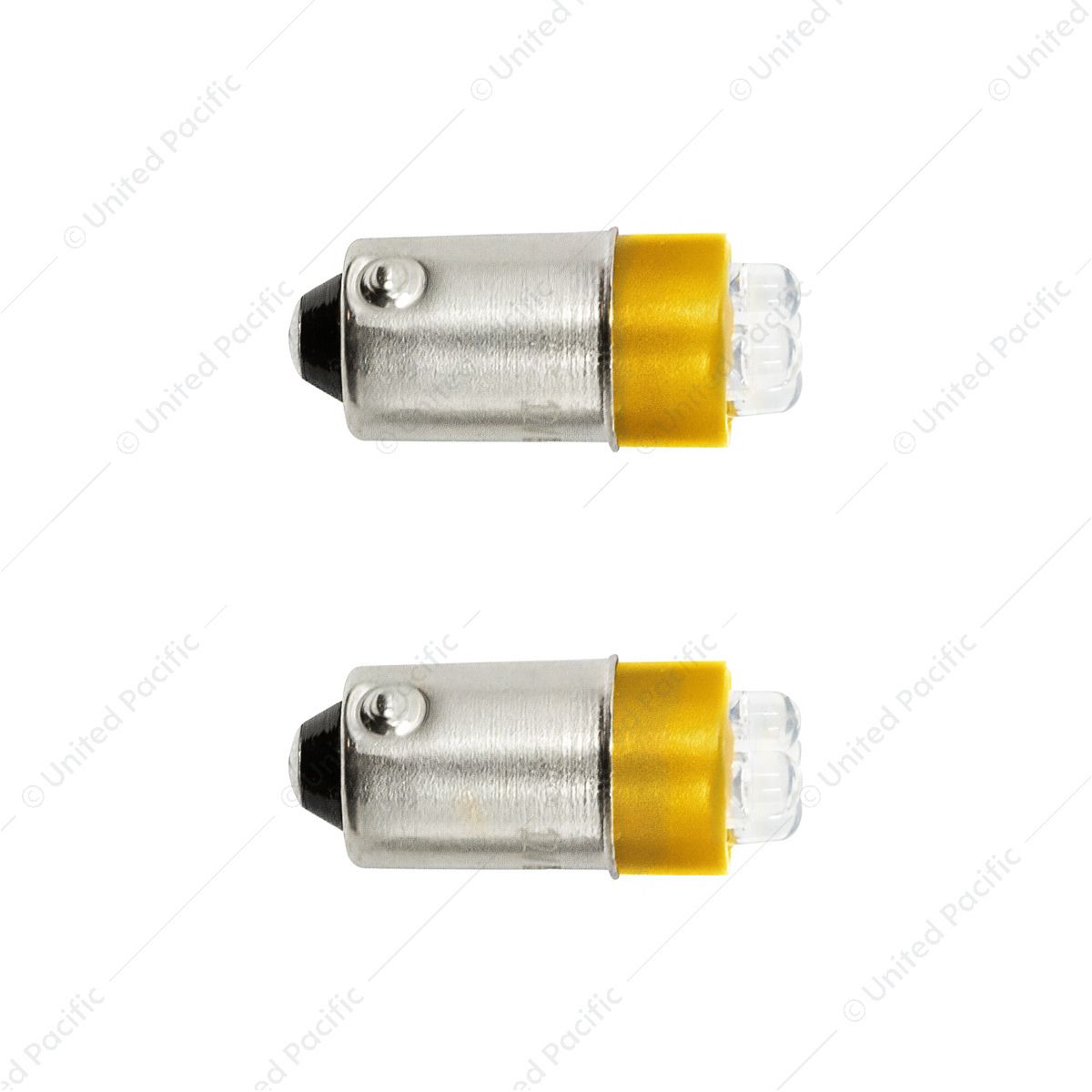 4 Micro LED 1893 Type Bulb - Amber (2-Pack)
